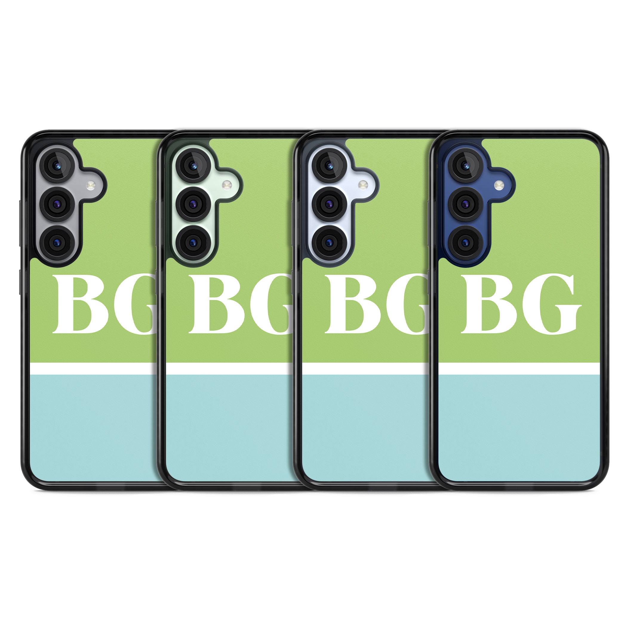 Personalised Colorblock: Green & Turquoise