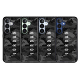 Personalised Small Vertical Name Black Camouflage