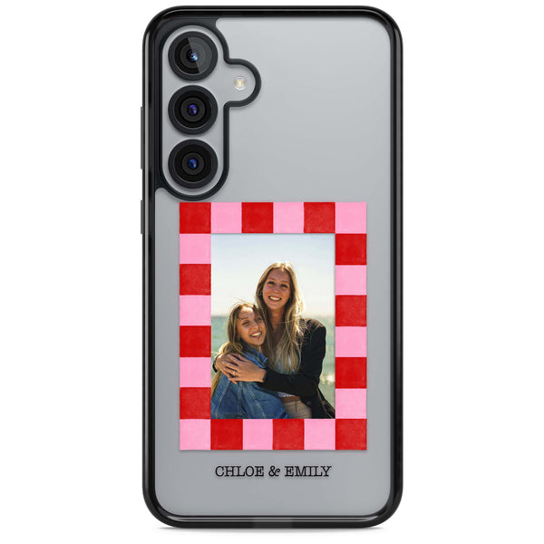 Personalised Bubblegum Check Photo