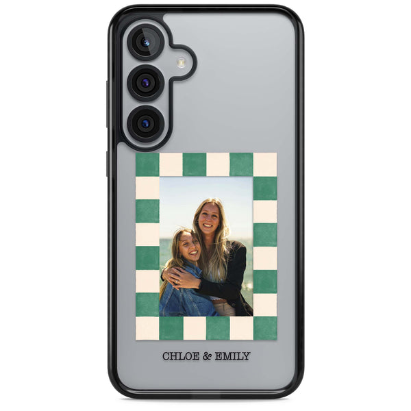 Personalised Seafoam Check Photo