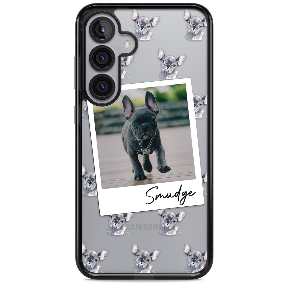 Personalised French Bulldog, Grey - Dog Photo