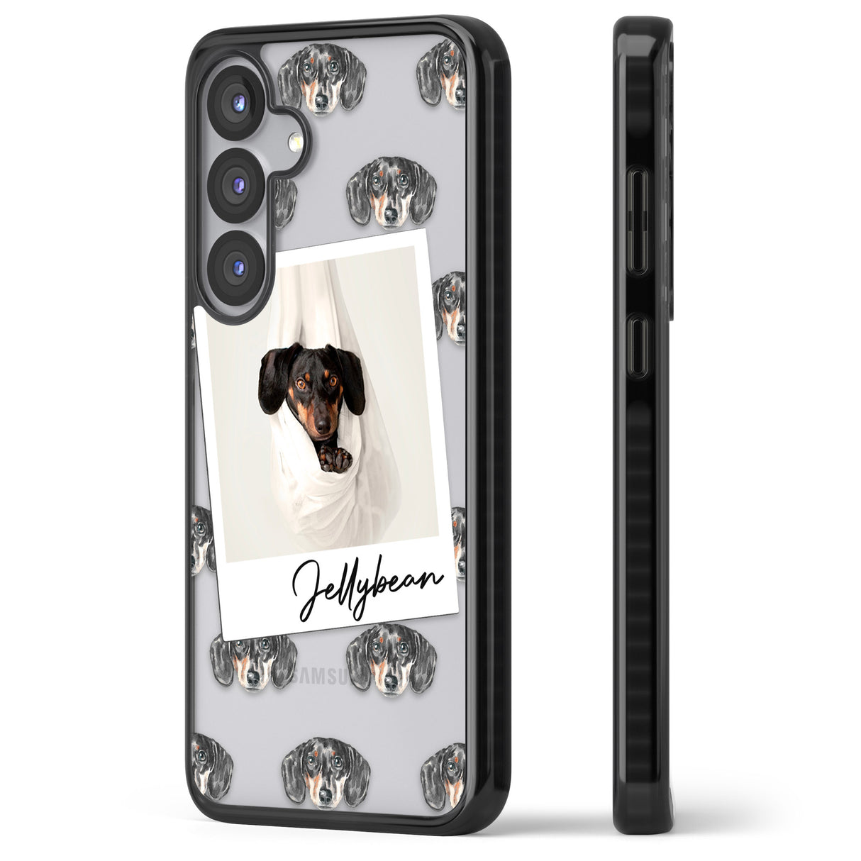 Personalised Dachshund, Black- Dog Photo