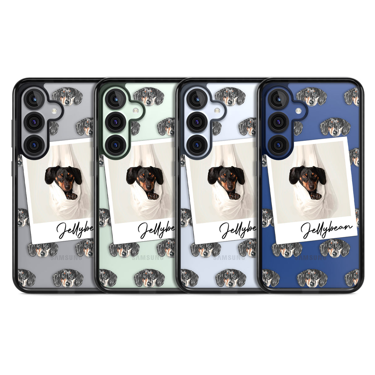 Personalised Dachshund, Black- Dog Photo