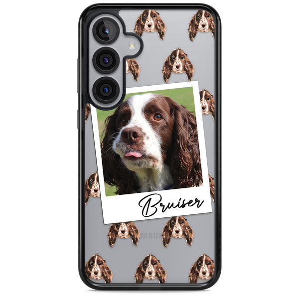 Personalised Springer Spaniel Instant Camera Photo
