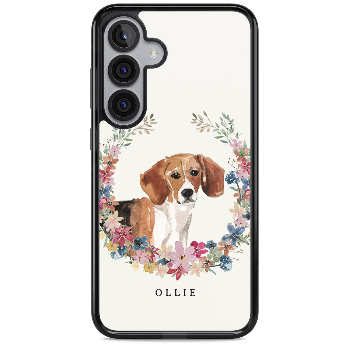 Personalised Beagle - Watercolour Dog Portrait