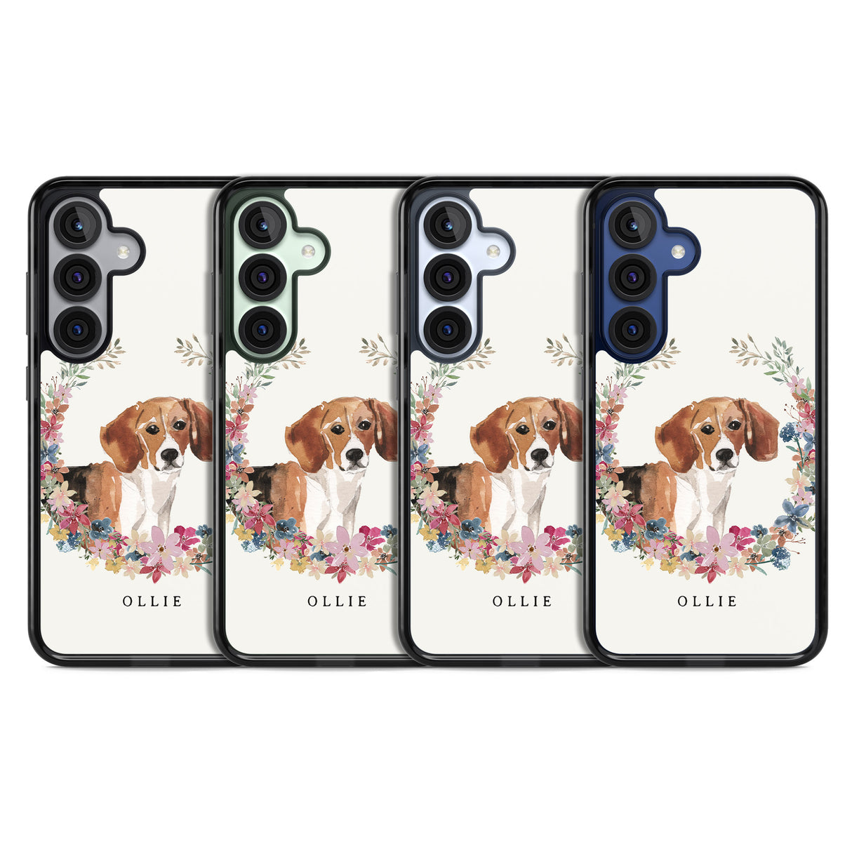 Personalised Beagle - Watercolour Dog Portrait