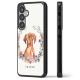Personalised Hungarian Vizsla - Watercolour Dog Portrait
