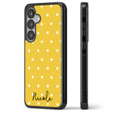 Personalised Yellow Polka Dot