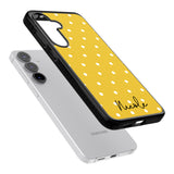 Personalised Yellow Polka Dot