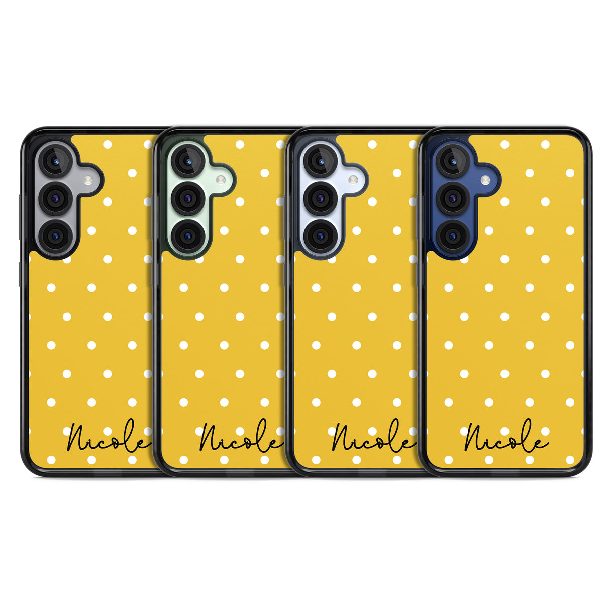 Personalised Yellow Polka Dot