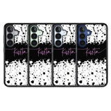 Personalised Black & White Paint Splatters