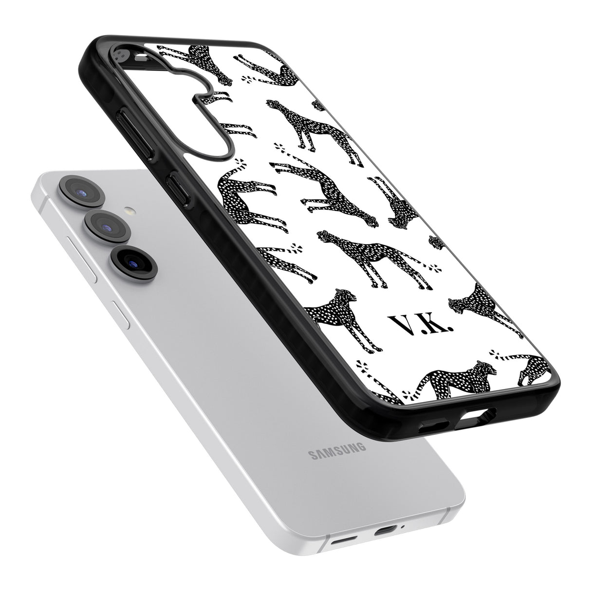 Personalised Cheetah Black & White