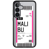 Personalised Pink Malibu Boarding Pass