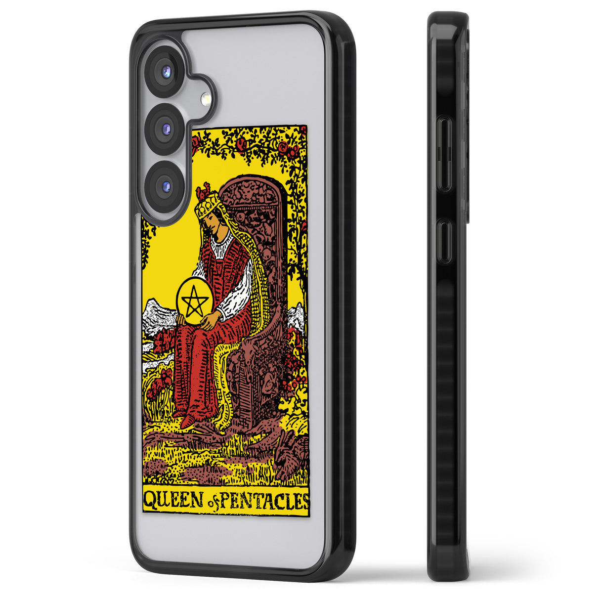 Personalised Queen of Pentacles Tarot Card - Colour