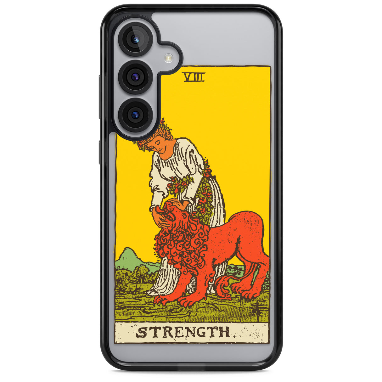 Personalised Strength Tarot Card - Colour