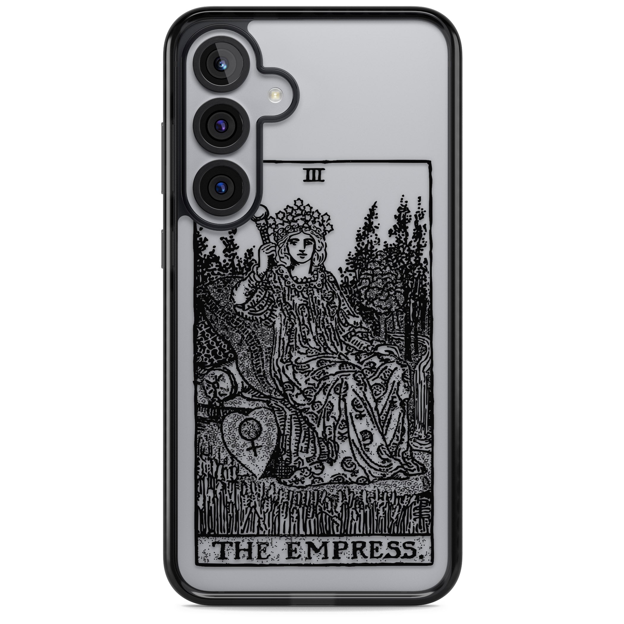 Personalised The Empress Tarot Card (Clear)