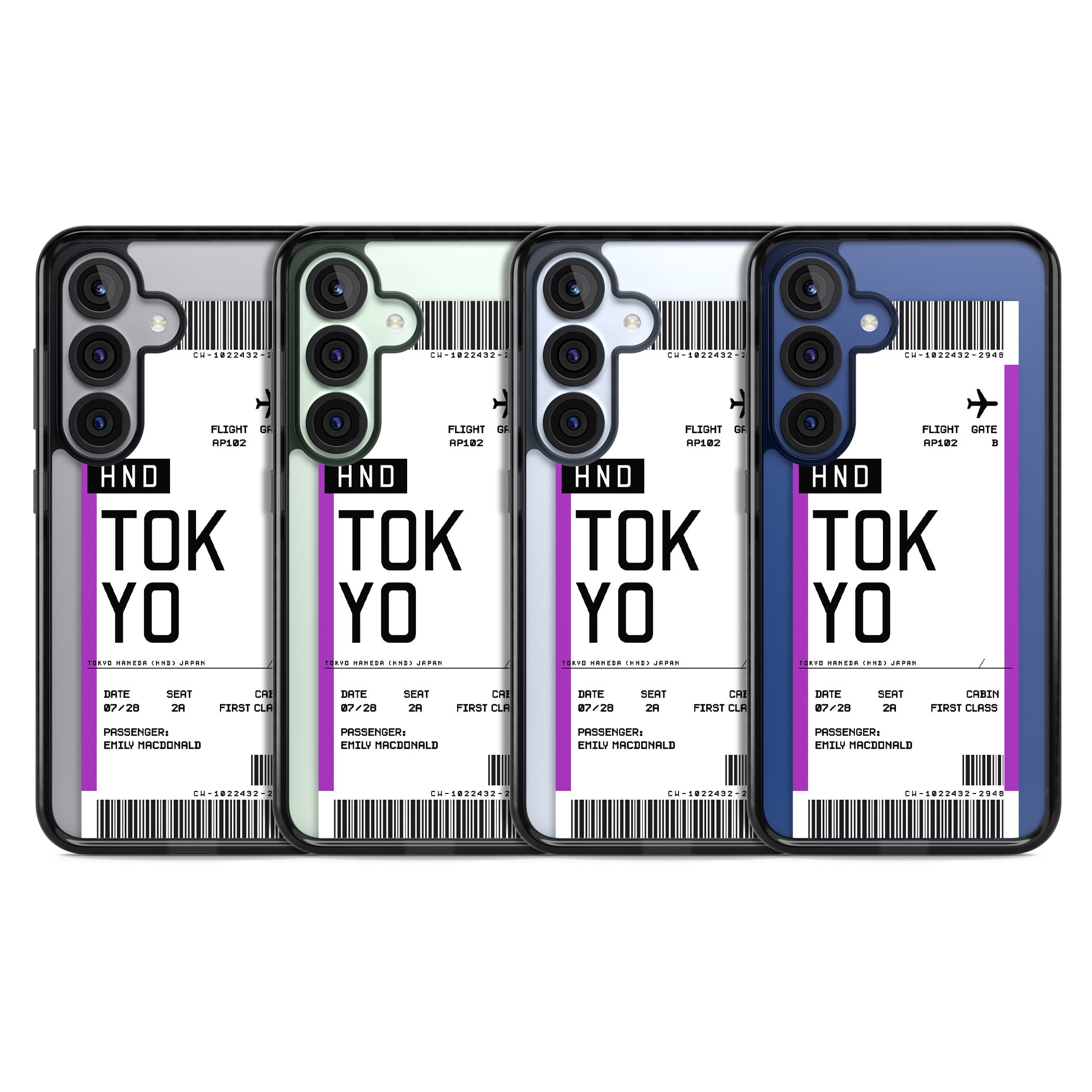 Personalised Tokyo Boarding Pass