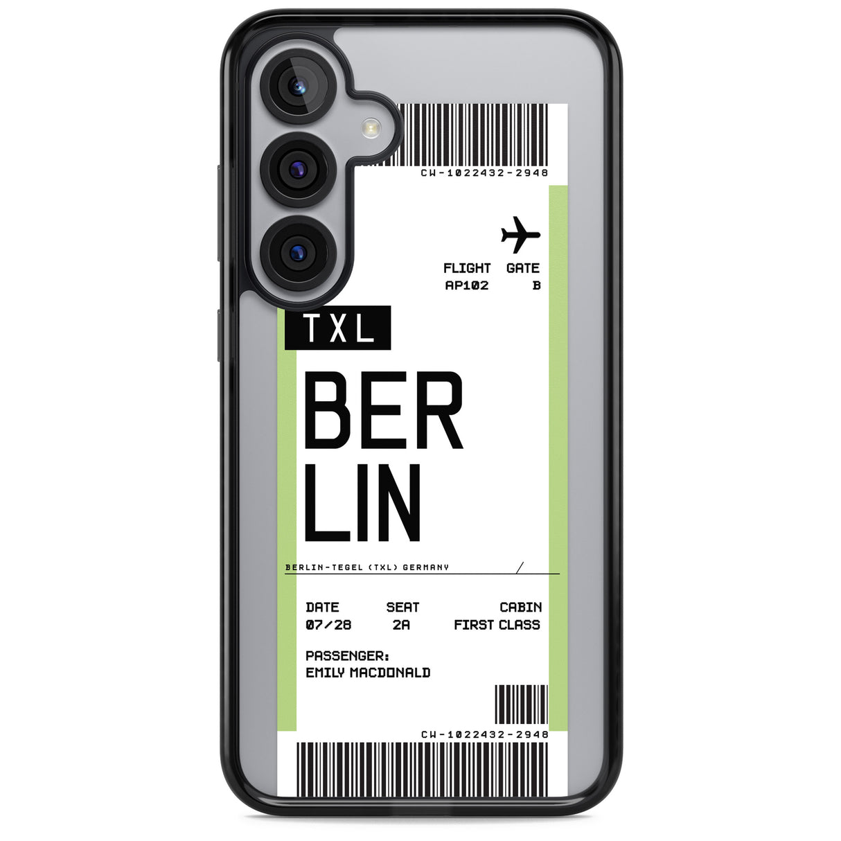 Personalised Berlin Boarding Pass