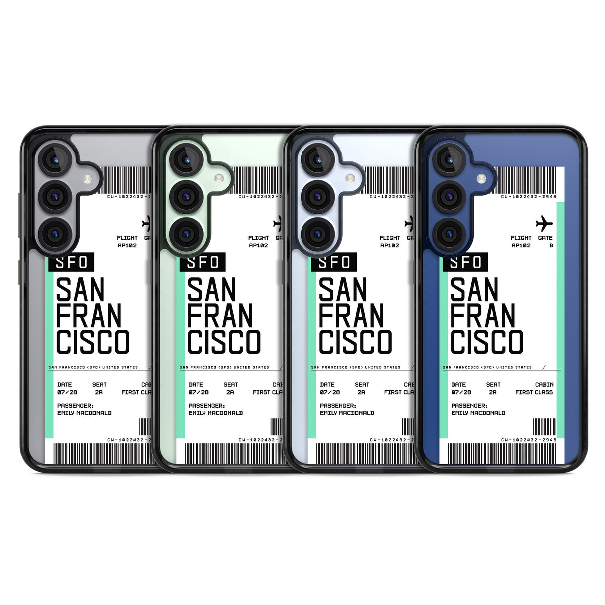 Personalised San Francisco Boarding Pass