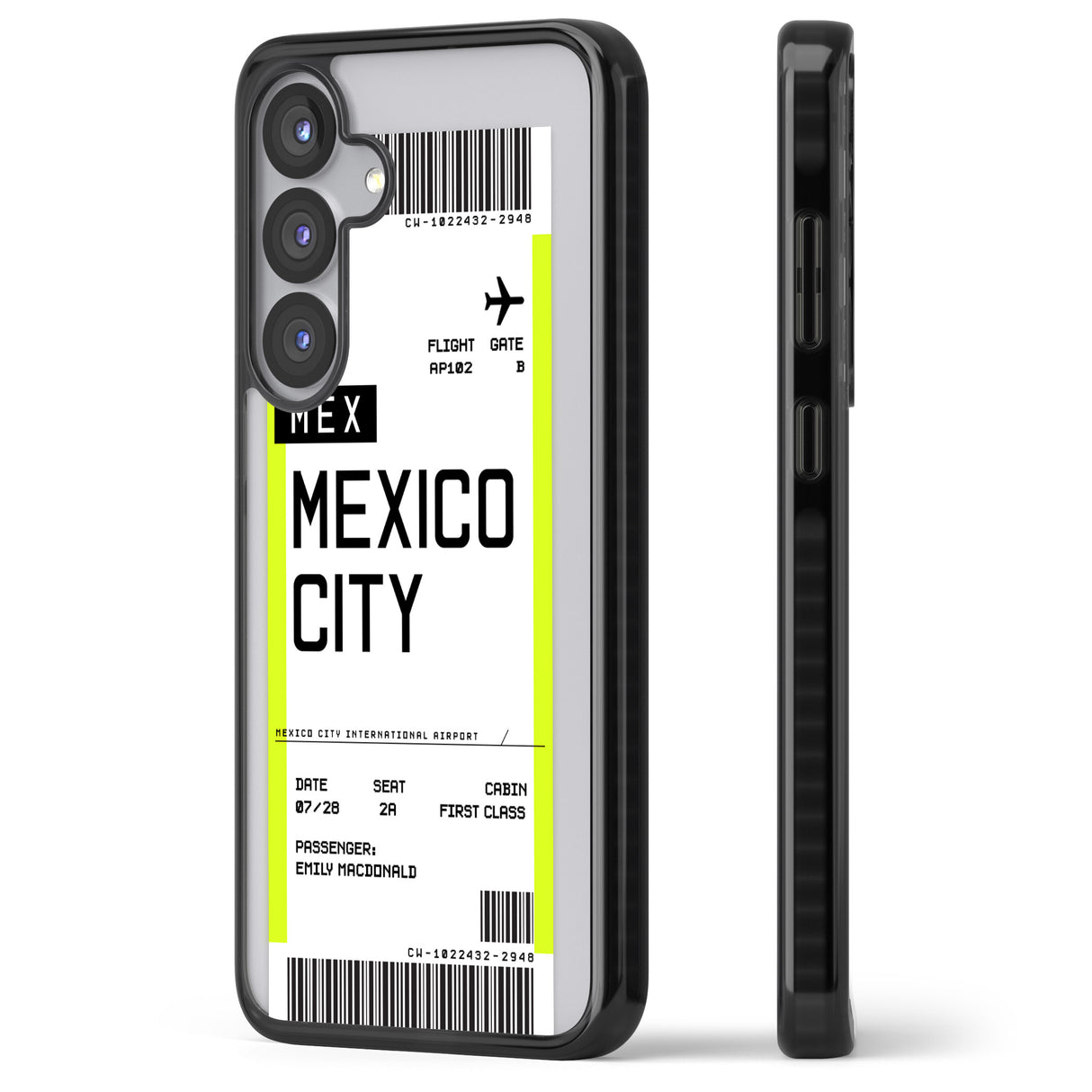 Personalised Mexico City Boarding Pass