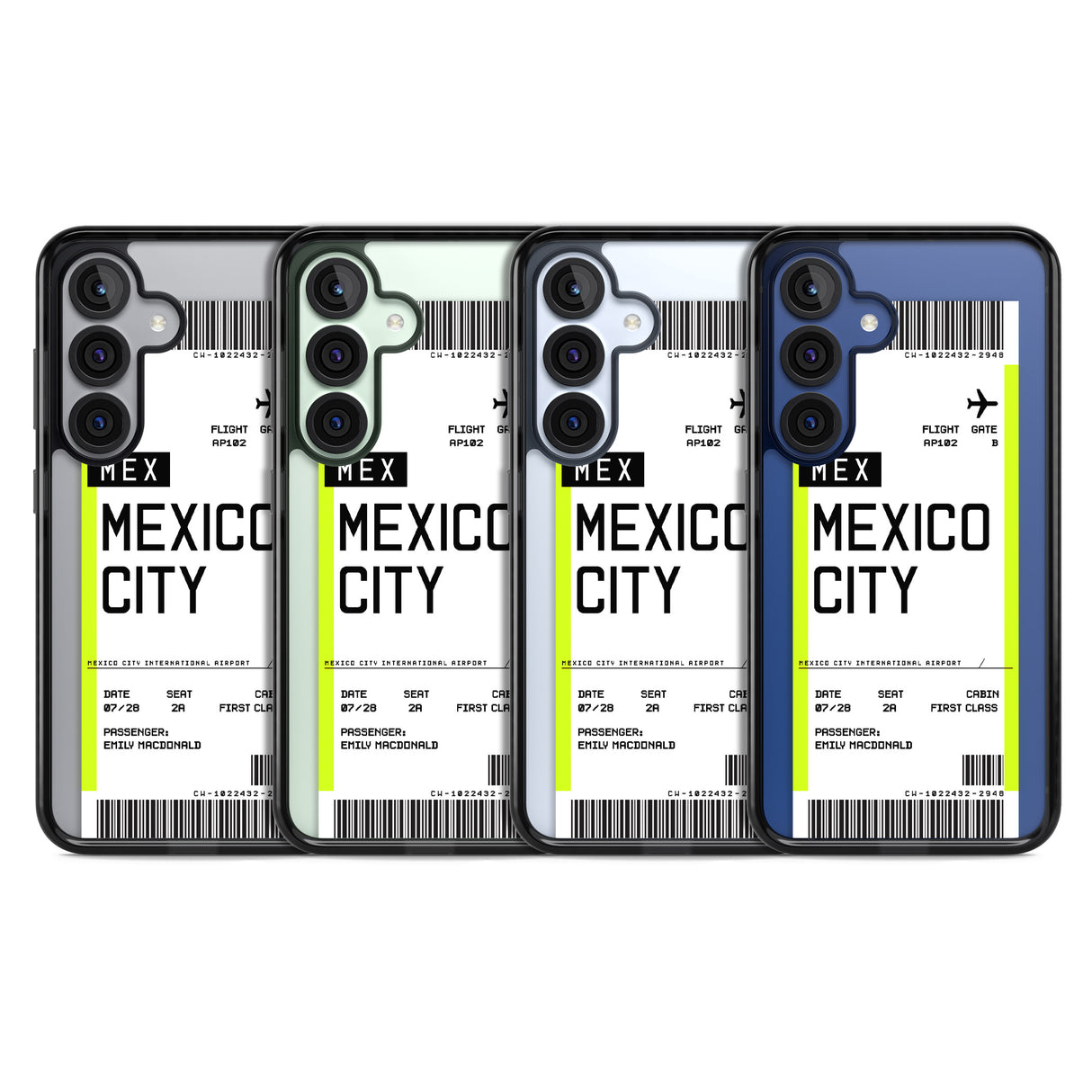 Personalised Mexico City Boarding Pass