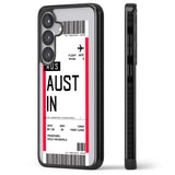 Personalised Austin Boarding Pass