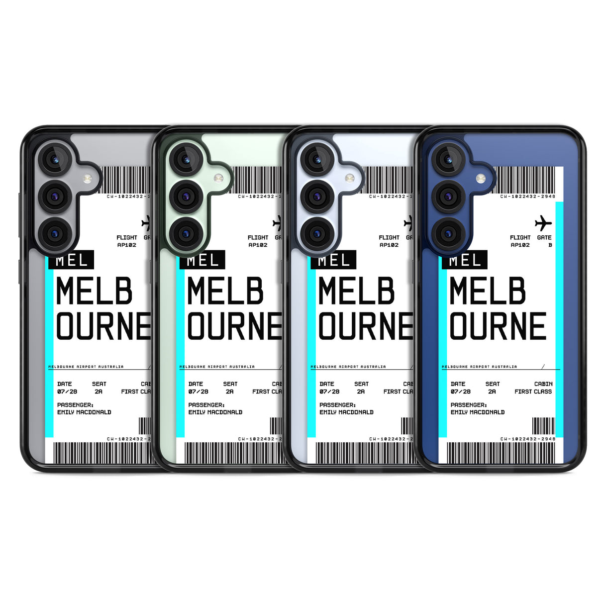 Personalised Melbourne Boarding Pass