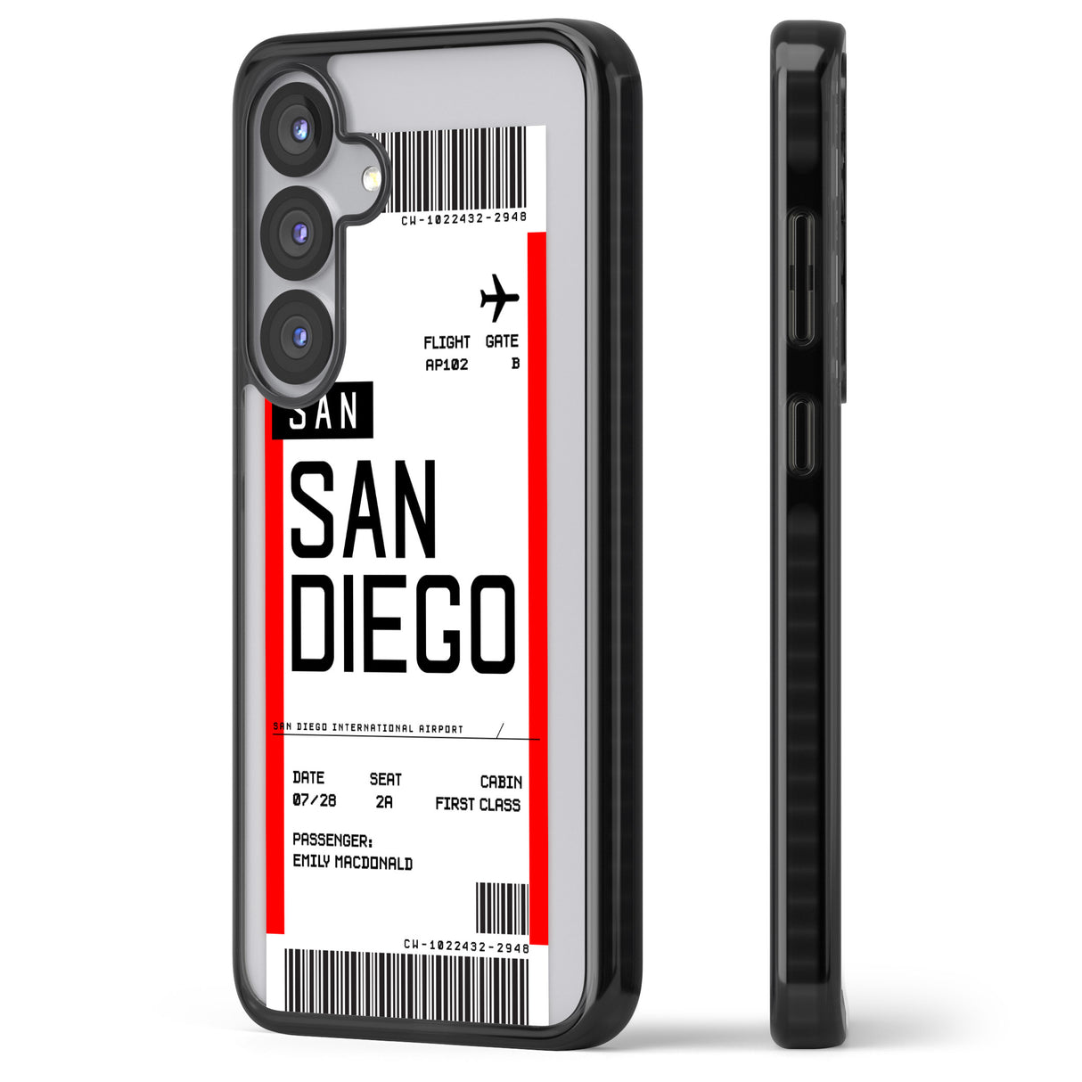 Personalised San Diego Boarding Pass