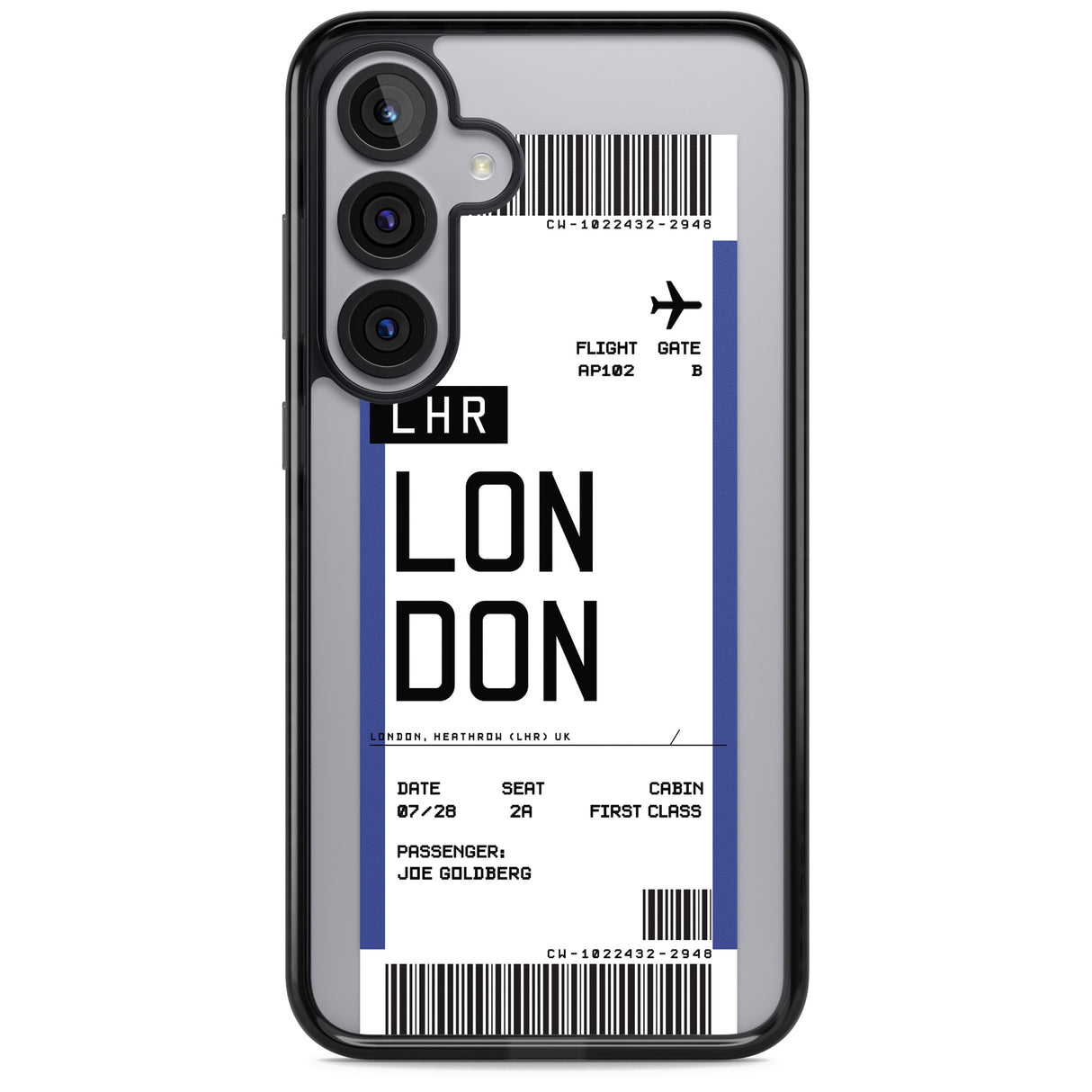 Personalised London Boarding Pass