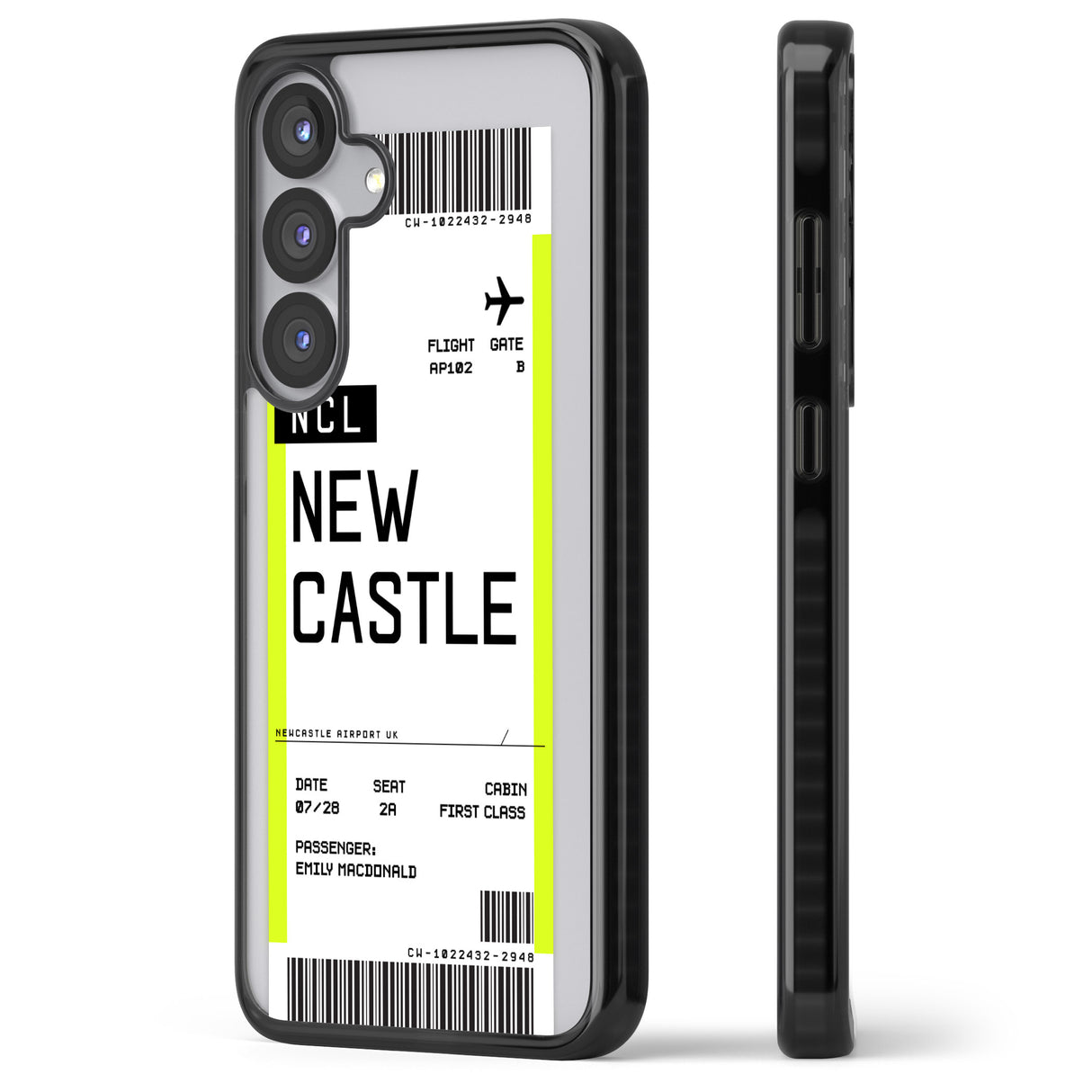 Personalised Newcastle Boarding Pass