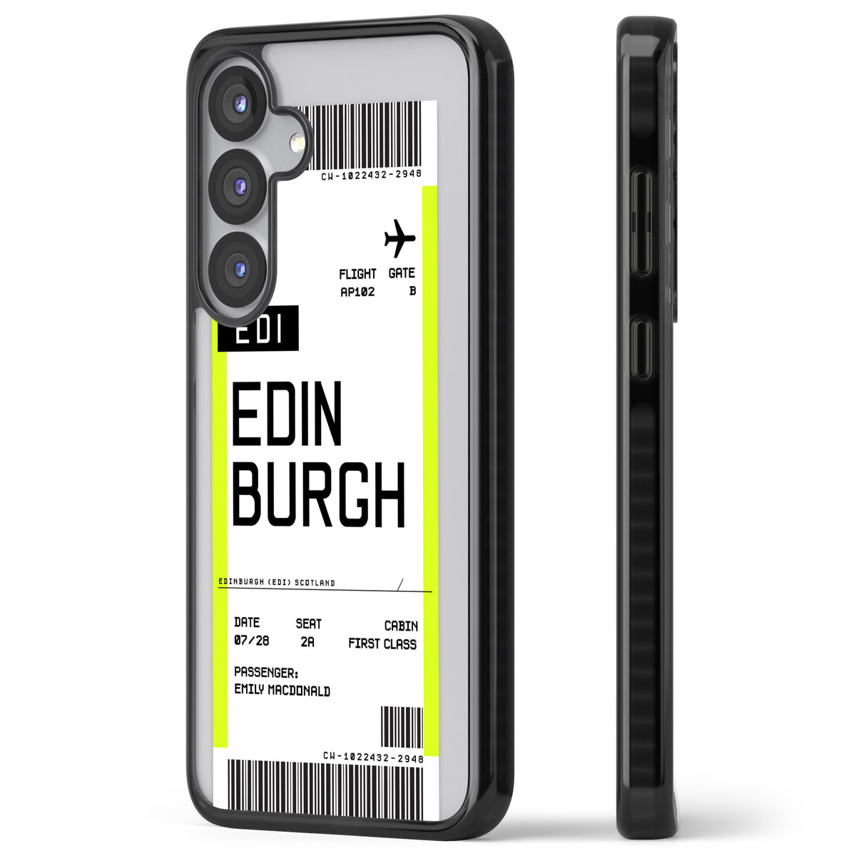 Personalised Edinburgh Boarding Pass