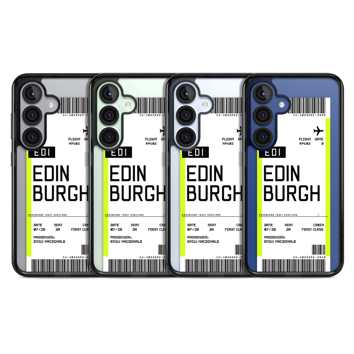 Personalised Edinburgh Boarding Pass