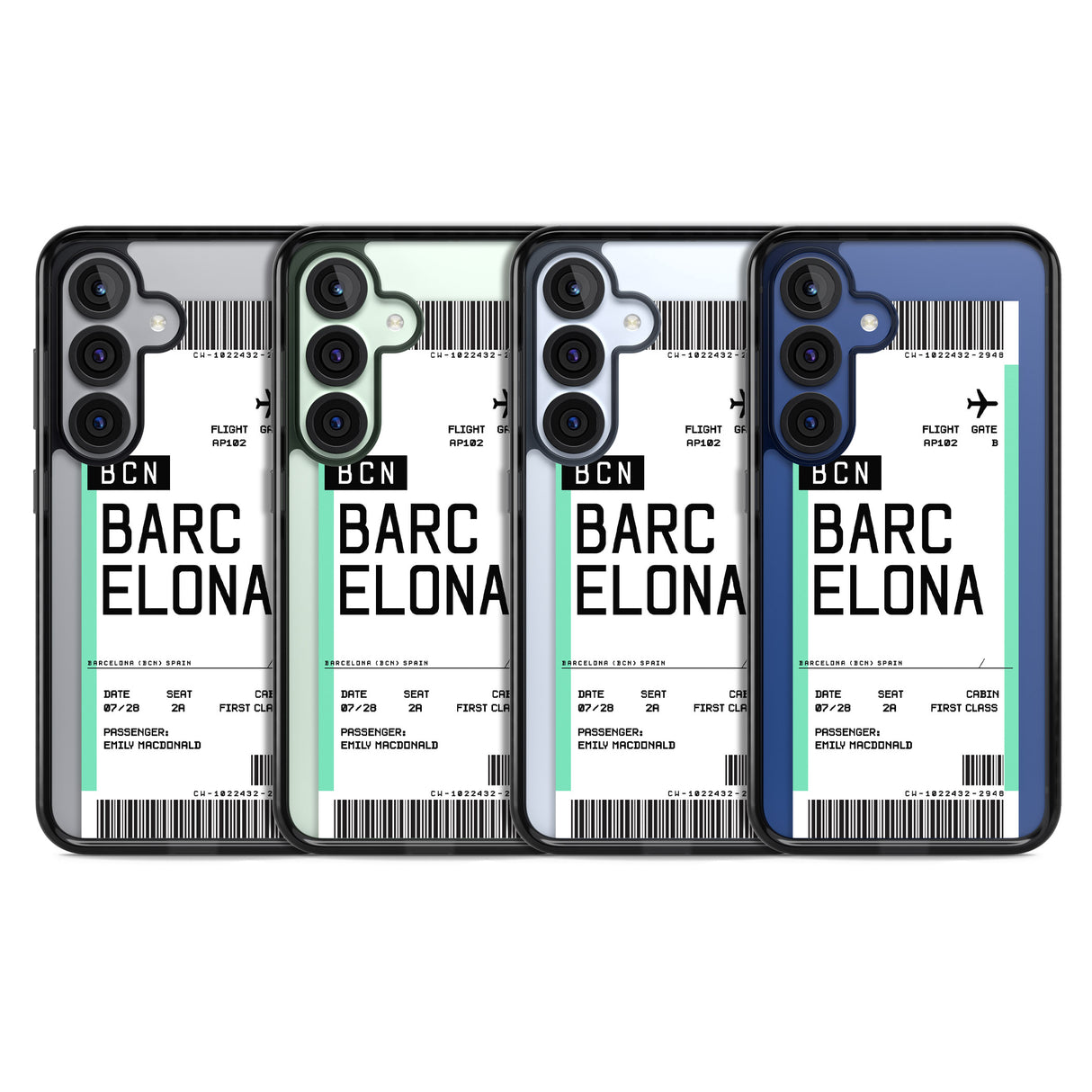 Personalised Barcelona Boarding Pass