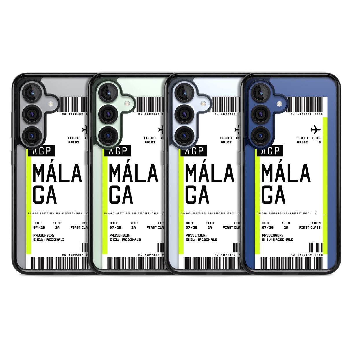 Personalised Málaga Boarding Pass