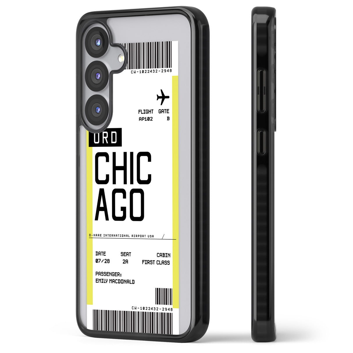 Personalised Chicago Boarding Pass