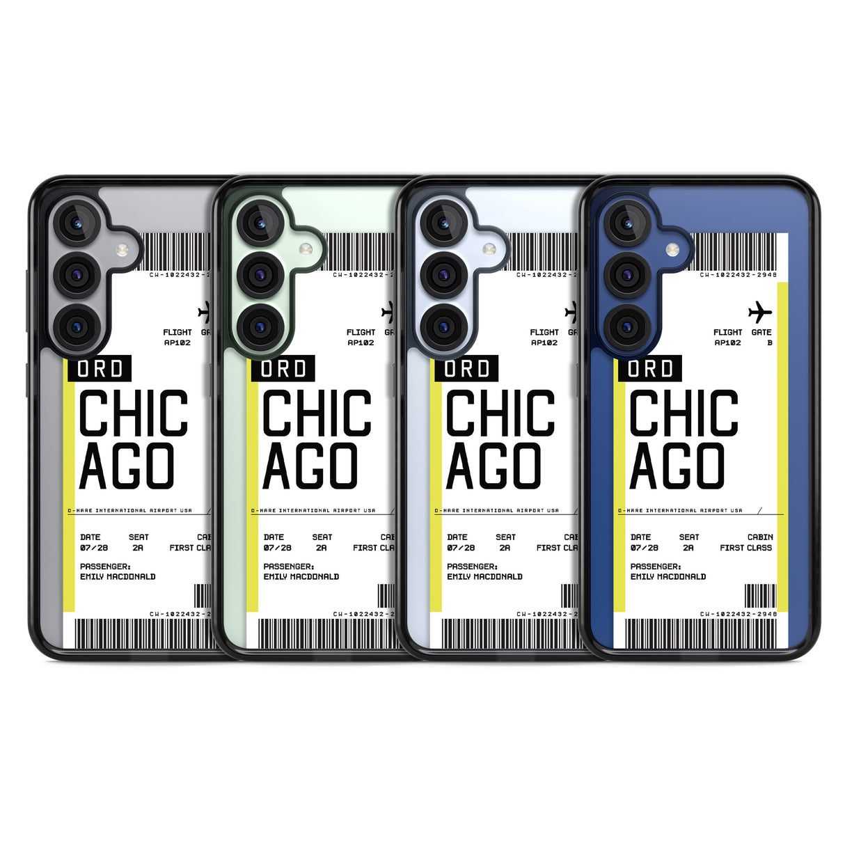 Personalised Chicago Boarding Pass