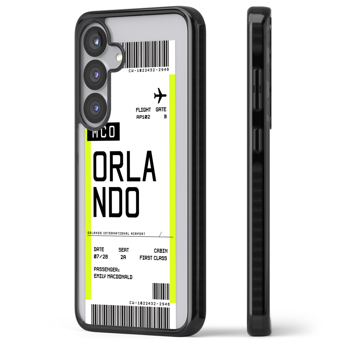 Personalised Orlando Boarding Pass