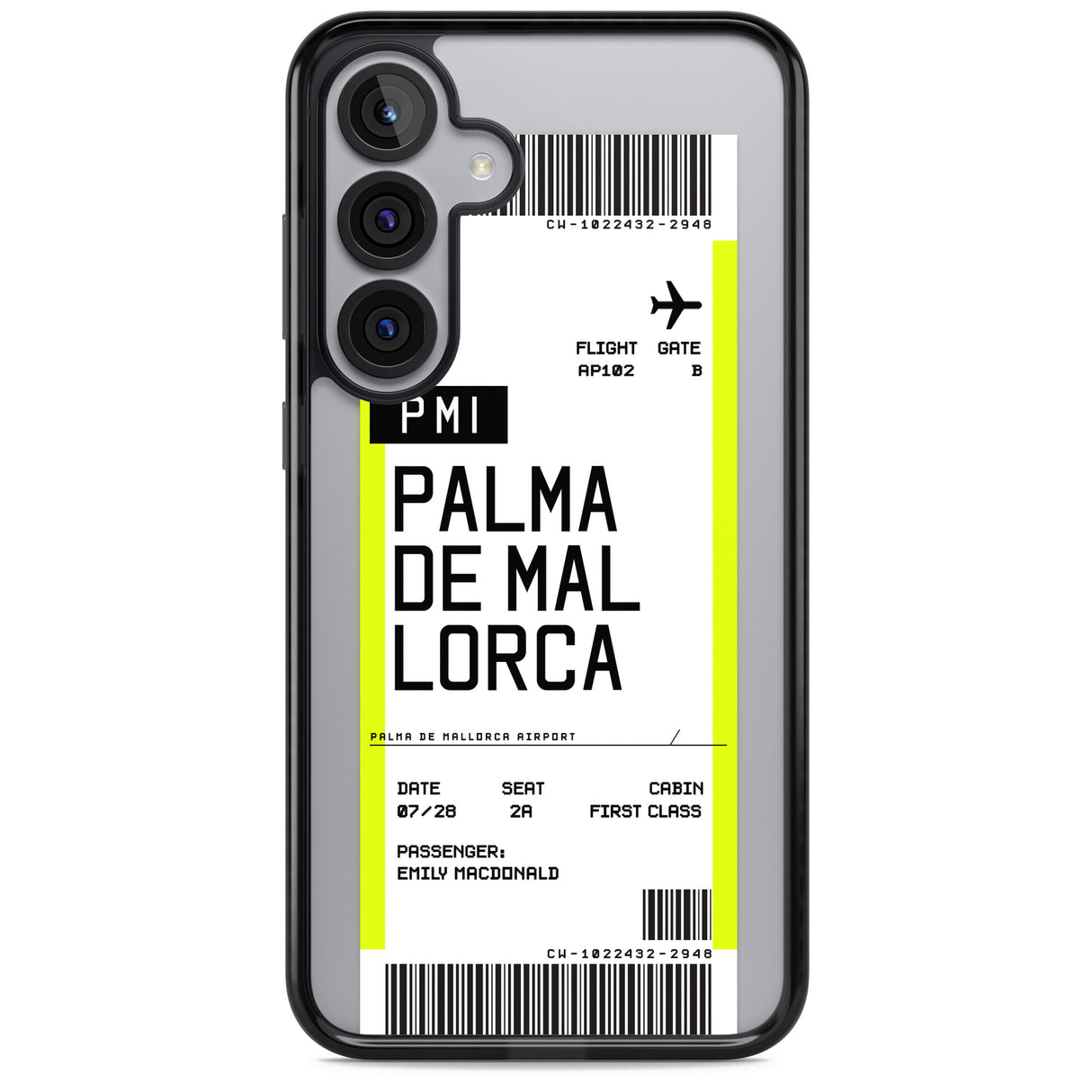 Personalised Palma De Mallorca Boarding Pass