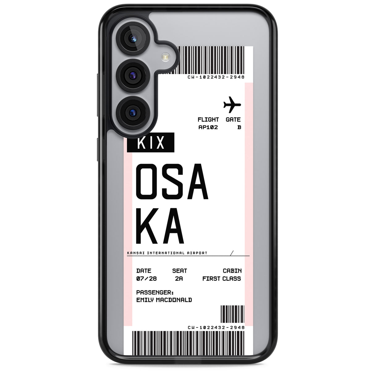 Personalised Osaka Boarding Pass