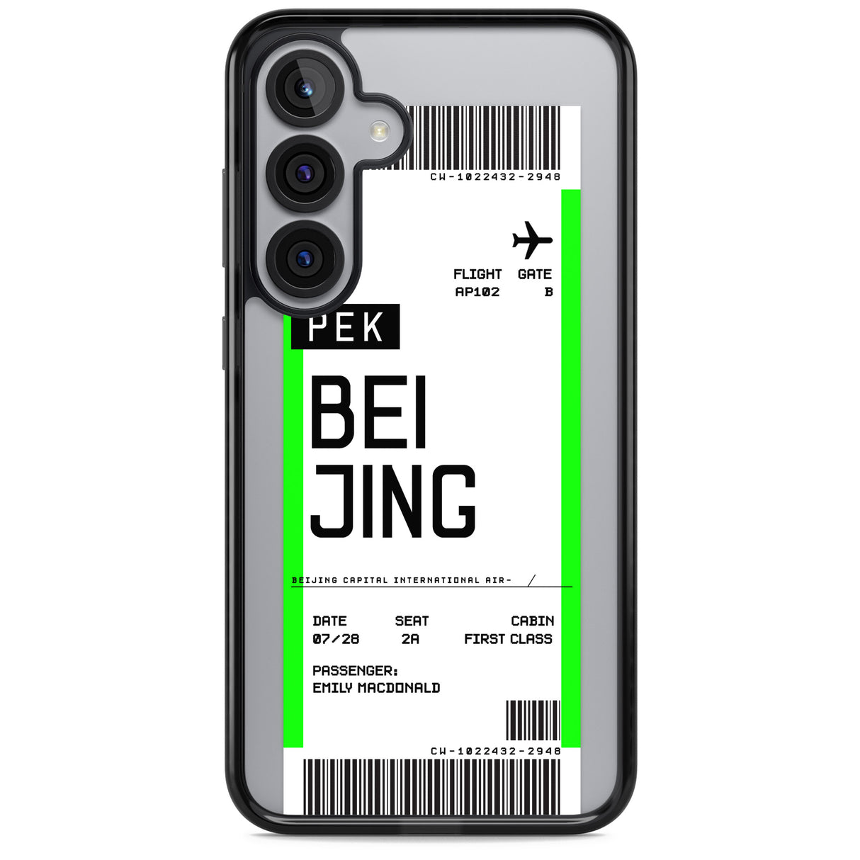 Personalised Beijing Boarding Pass