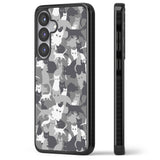 Dark Grey Cat Camouflage Pattern