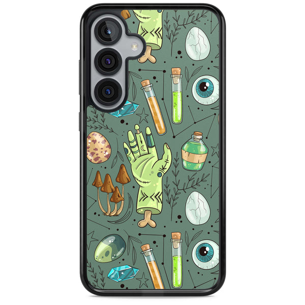 Experimental Cartoon Halloween Pattern