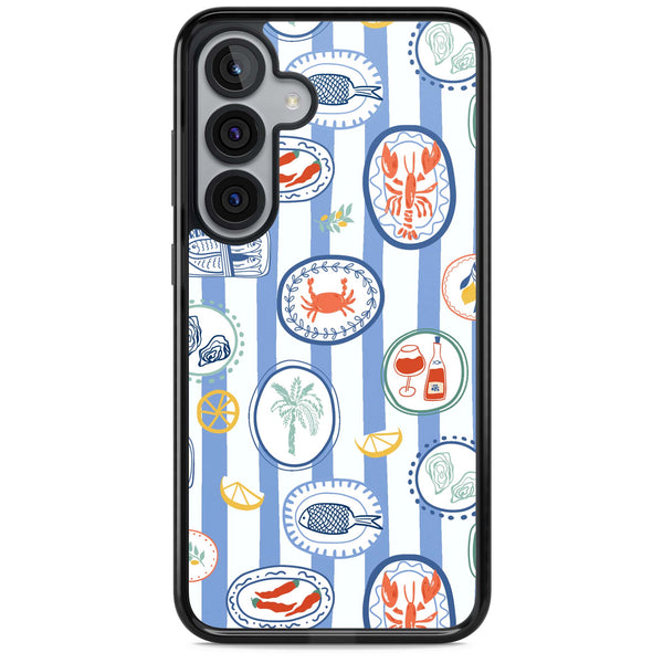 Nautical Stripes & Coastal Plates