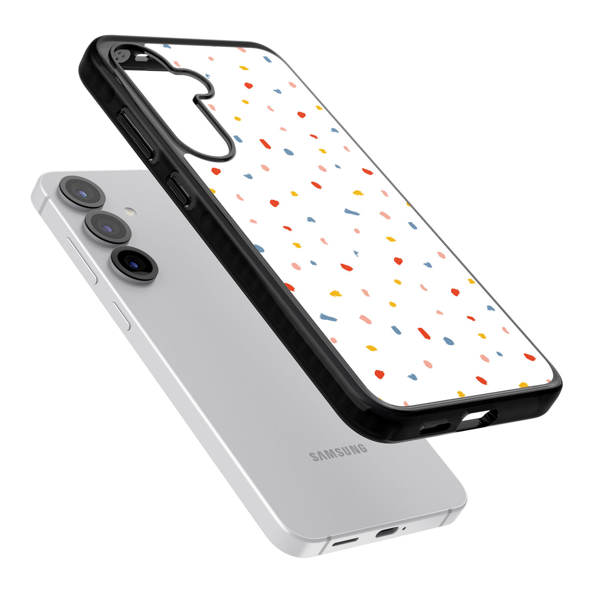 Confetti Print on Solid White