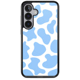 Blue and White Cow Print