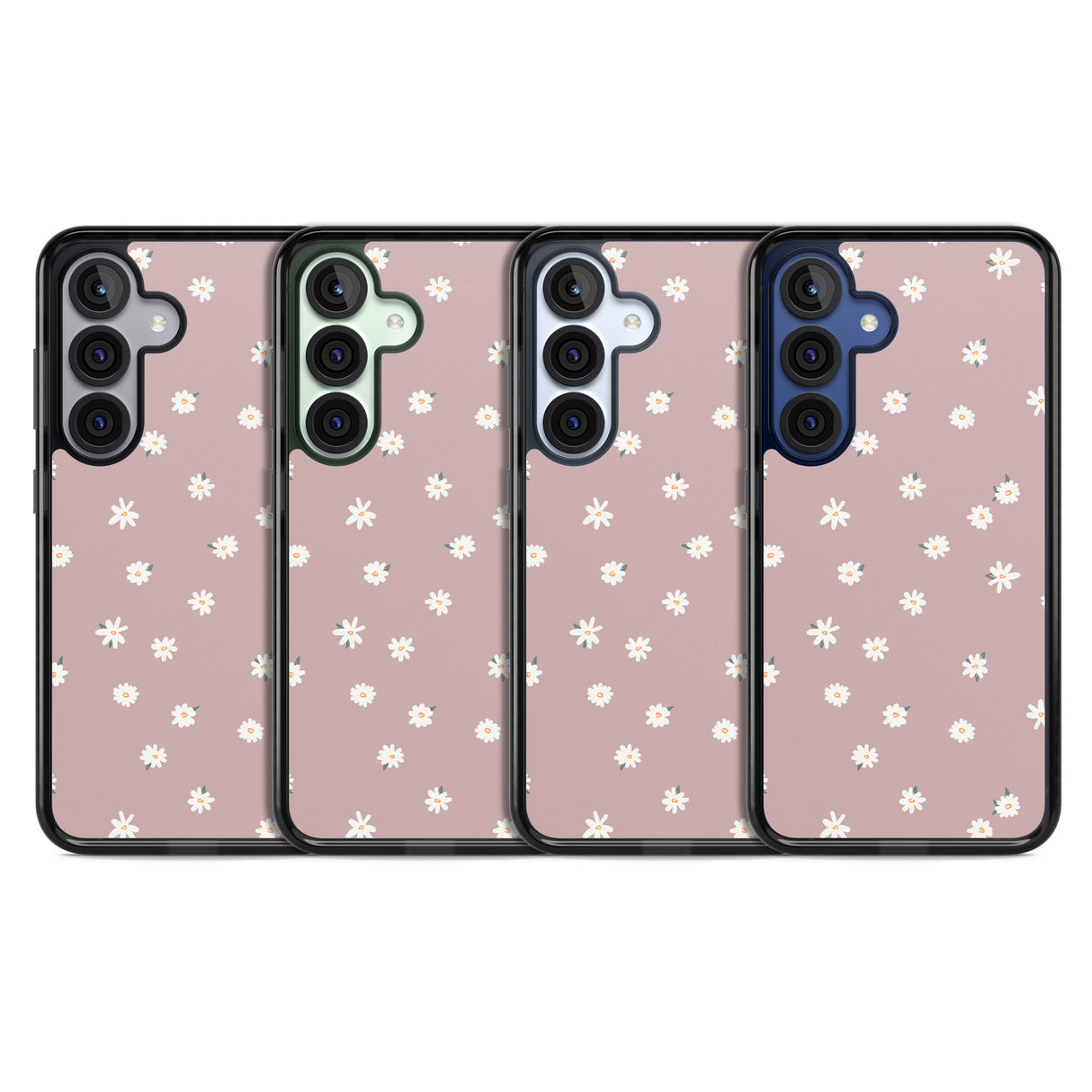 Dark Pink Cute Floral Design