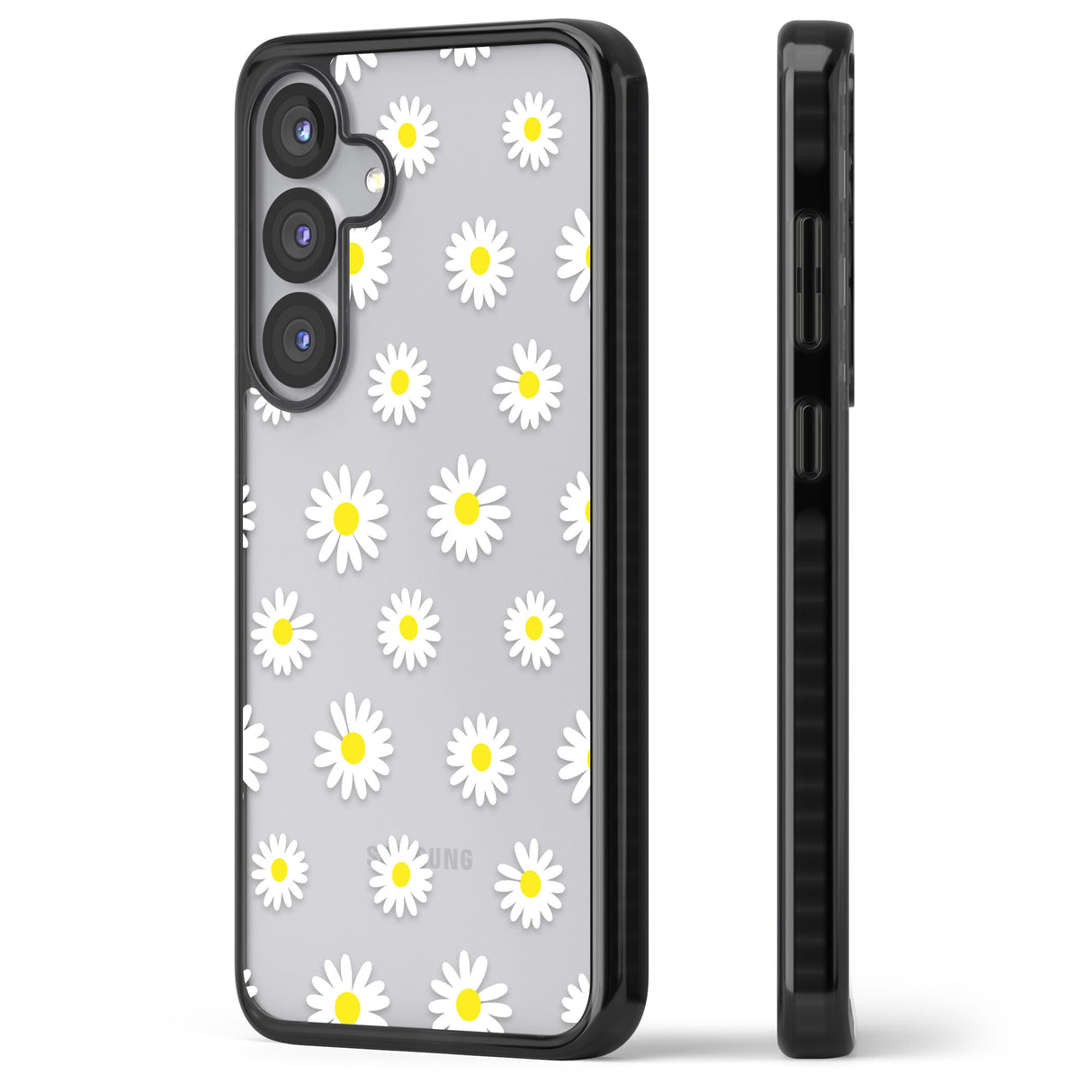 White Daisy Pattern (Clear)