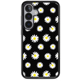 White Daisy Pattern (Black)