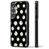 White Daisy Pattern (Black)