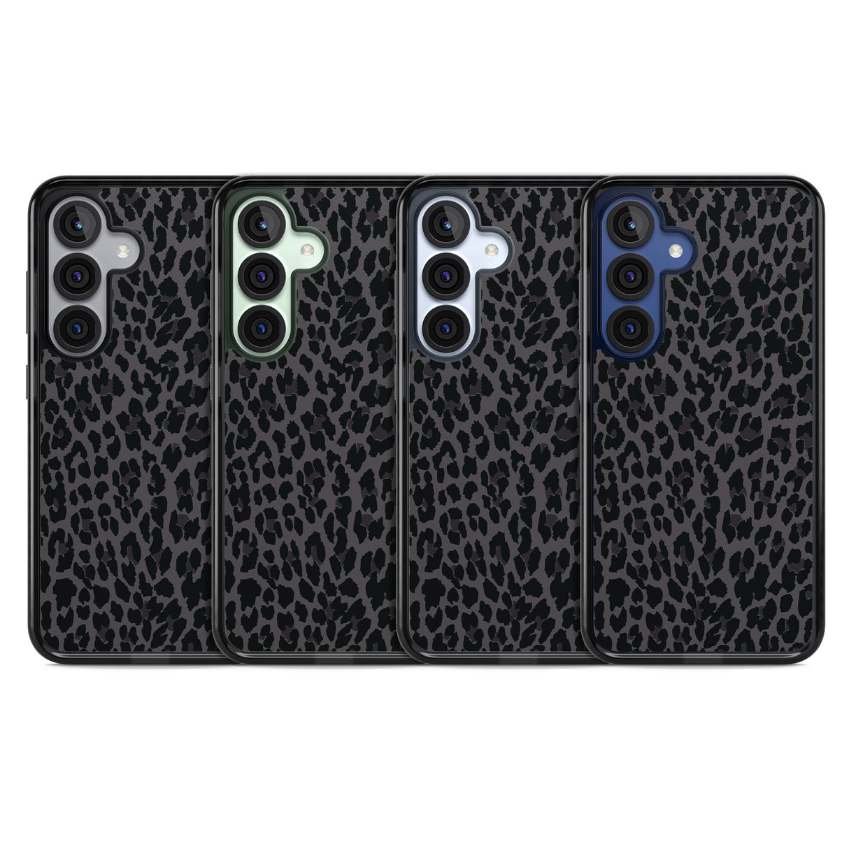 Dark Animal Print Pattern Small Leopard